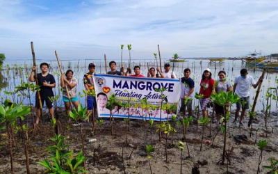 PSU-AC goes Mangrove Rehabilitation and Planting at Bolinao